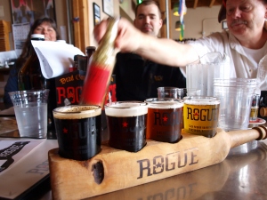 Rogue Ales Flight by Adam Sawyer 2012